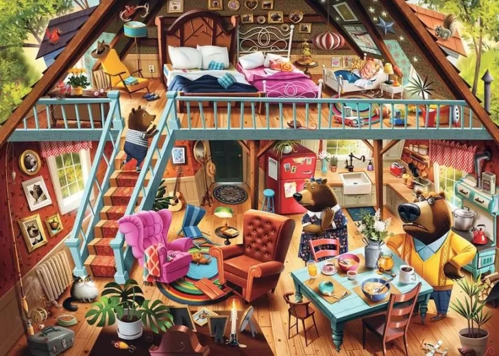 Puzzle Ravensburger „Przyłapani!” 1000 elementów