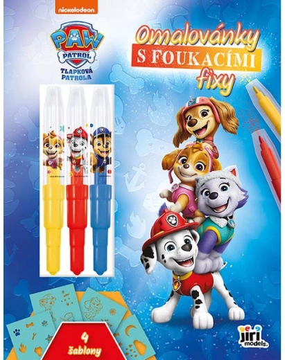 Kolorowanki z dmuchanymi flamastrami Paw Patrol / Psi Patrol