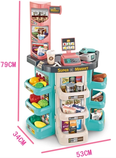 Interaktywna kasa ze skanerem i czytnikiem kart