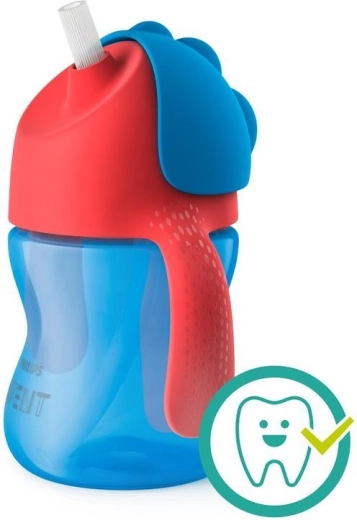Philips Avent kubek z elastyczną słomką 200 ml dla chłopców