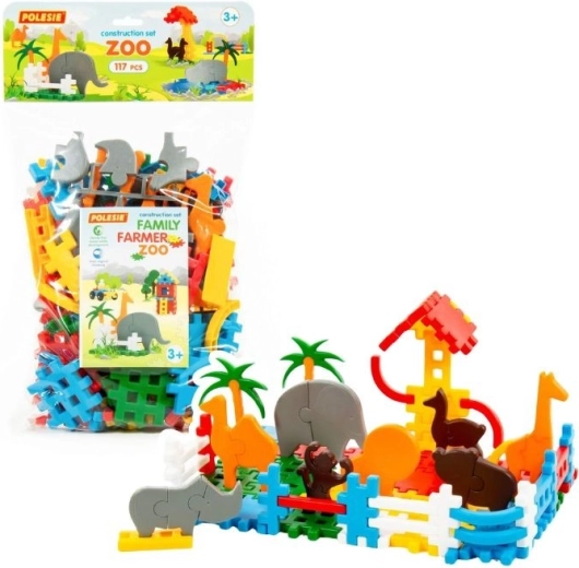 Klocki Blok Zoo – 117 elementów