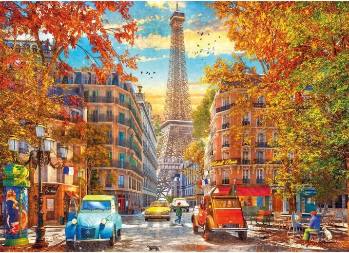 Puzzle Jesień w Paryżu 1000 elementów