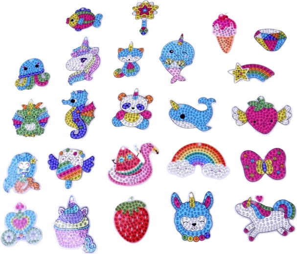 24 urocze breloczki pełne blasku