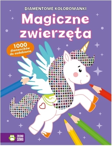 Diamentowe kolorowanki Magiczne zwierzęta