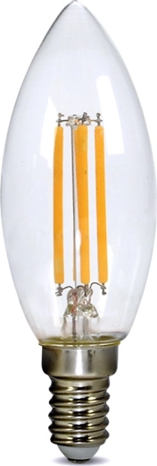 Solight retro żarówka LED świeczka E14 4 W 3000 K 440 lm