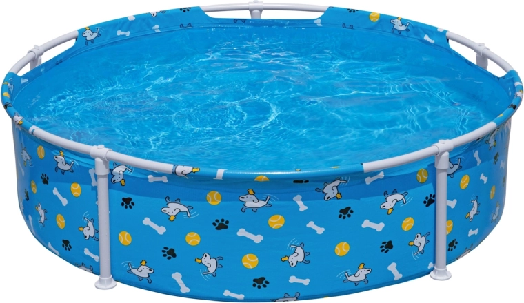 Bestway Fetchin' Fun okrągły basen naziemny dla zwierząt domowych 122 cm