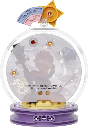 Dekoracyjna gwiezdna lampa pod kopułą