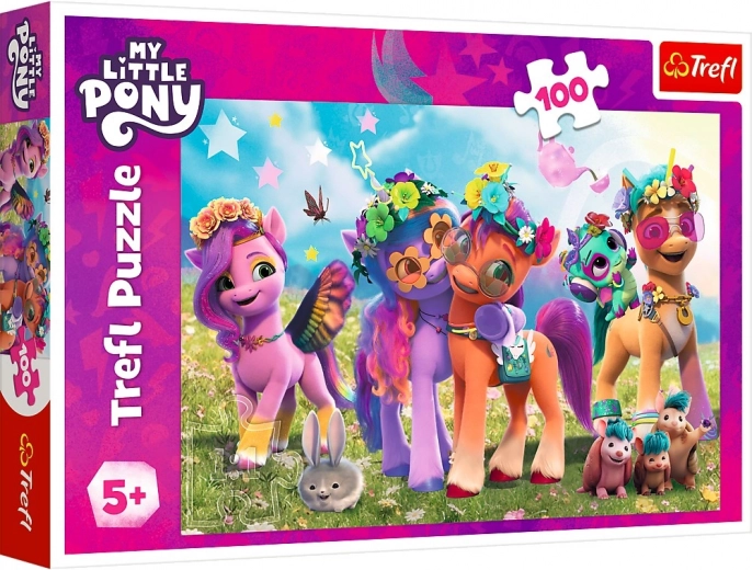 Puzzle Trefl My Little Pony ZabawnE kucyki 100 elementów
