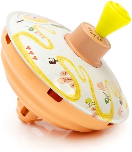 Bajkowy bączek nakręcany pomarańczowy 13 cm - 1 sztuka
