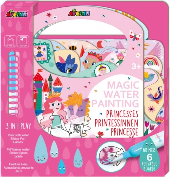 Magiczne malowanie wodne – Księżniczka