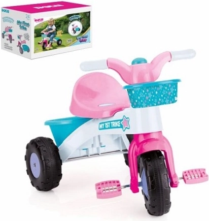Dolu My First Trike dziecięcy trójkołowiec różowy
