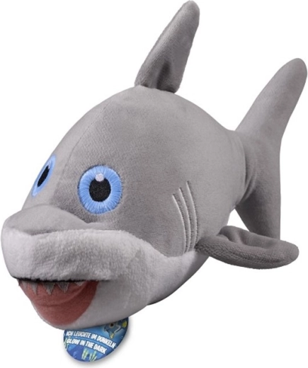 Pluszowy rekin świecący w ciemności 20 cm - 1 sztuka