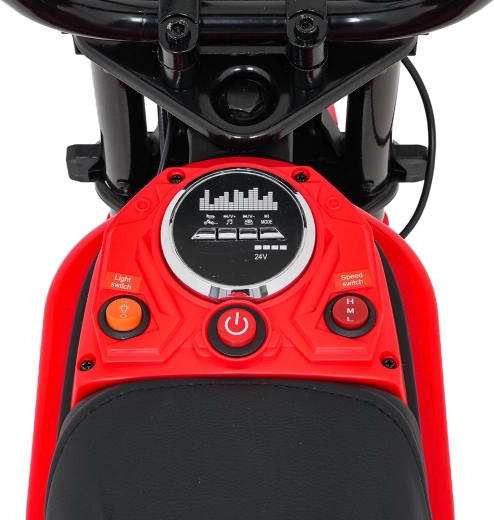 Inteligentny panel sterowania: prędkości H/M/L, światła i Bluetooth