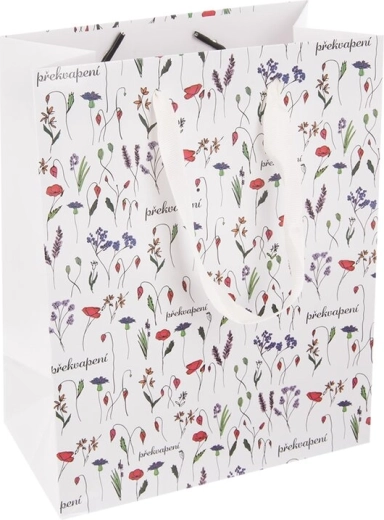Papierowa torebka prezentowa „Niespodzianka” 14 × 7 × 18 cm