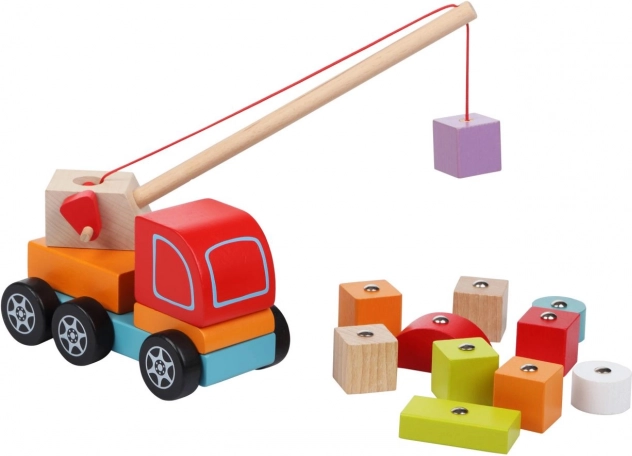 Cubika Drewniany Dźwig z Magnesem