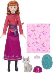 Lalka Disney Frozen Anna z wilczkiem