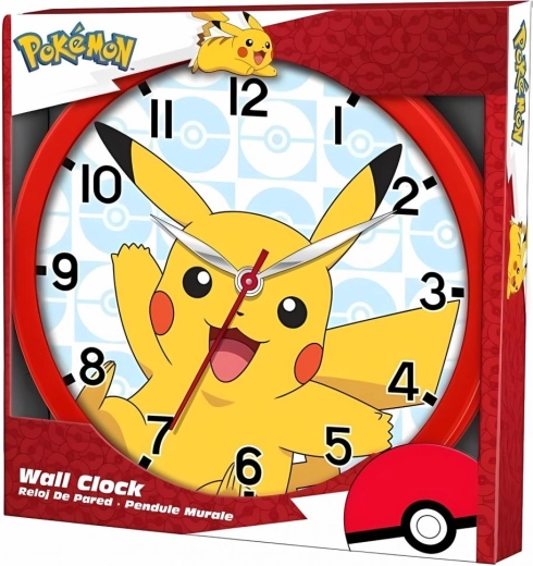 Zegar ścienny Pokémon od Euroswan – 1 sztuka