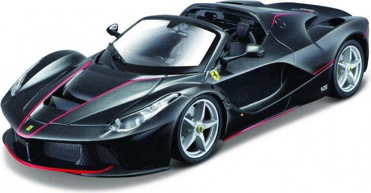 Metalowy model LaFerrari Aperta czarny 1:24 do złożenia