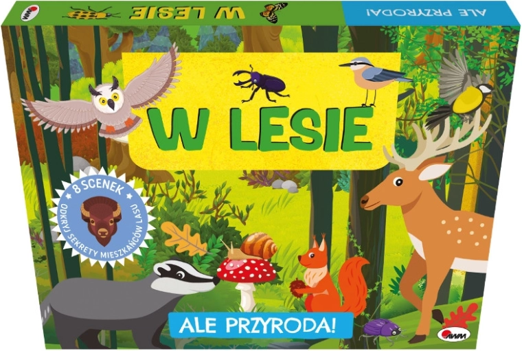 Ale Przyroda: W lesie – przestrzenna kartonowa książka dla dzieci