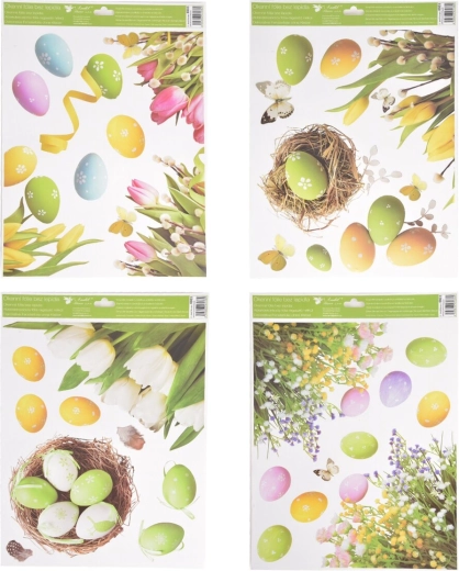 Folia okienna Jajeczka wielkanocne 42 × 30 cm (4 warianty)