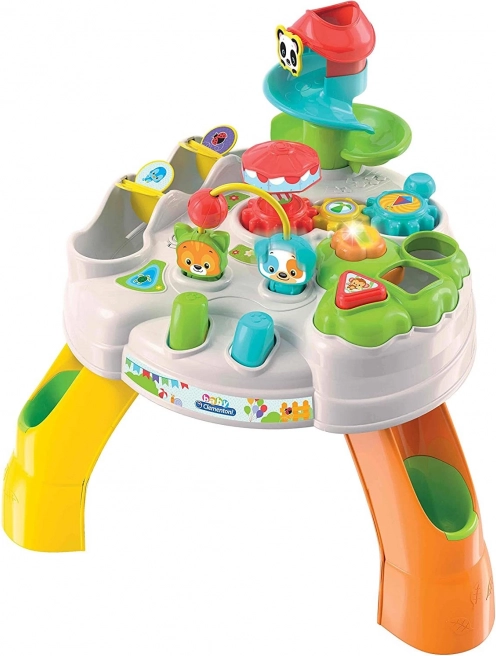 Interaktywny stolik edukacyjny Activity Park ze światłami i dźwiękami CLEMENTONI BABY