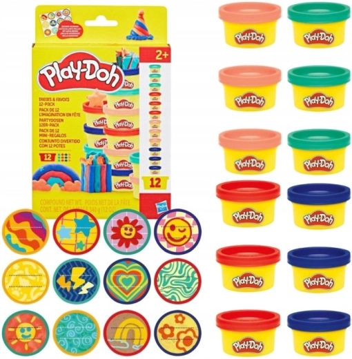 Zestaw plasteliny Play-Doh w 12 kubeczkach