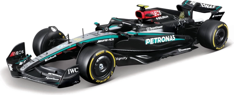 Autentyczny Mercedes-AMG Petronas W15 (2024) w skali 1:24