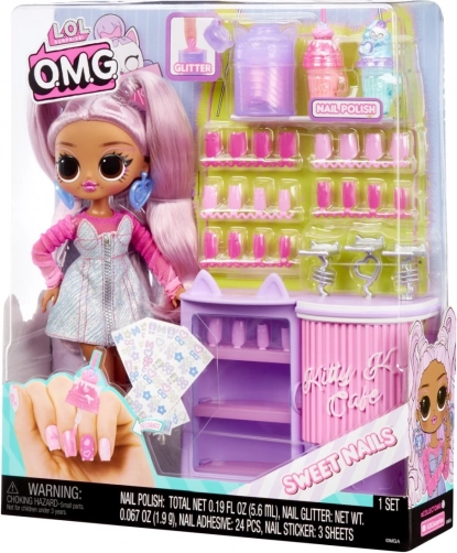 L.O.L. Surprise! OMG Sweet Nails – kreatywny zestaw z lalką