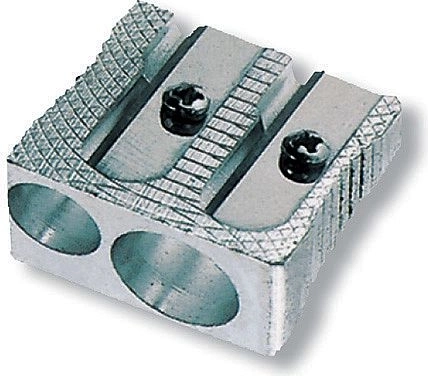 Temperówka M+R duo metalowa srebrna