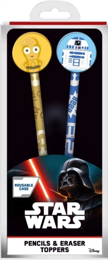 Ołówki Star Wars z topperem