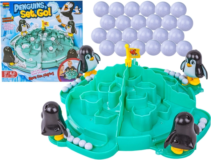 Pingwini futbolik – rodzinna gra zręcznościowa „Penguins, Set, Go!”