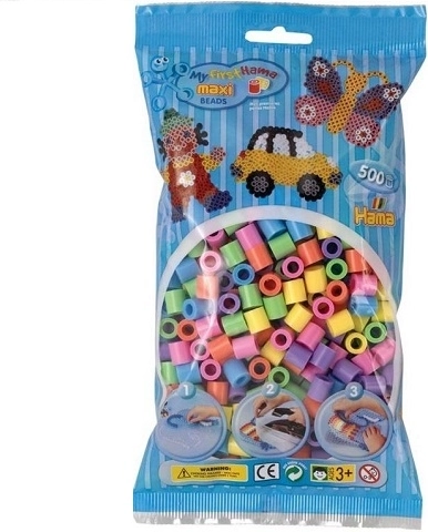 Hama Maxi koraliki do zaprasowywania, mix kolorów, 500 szt.