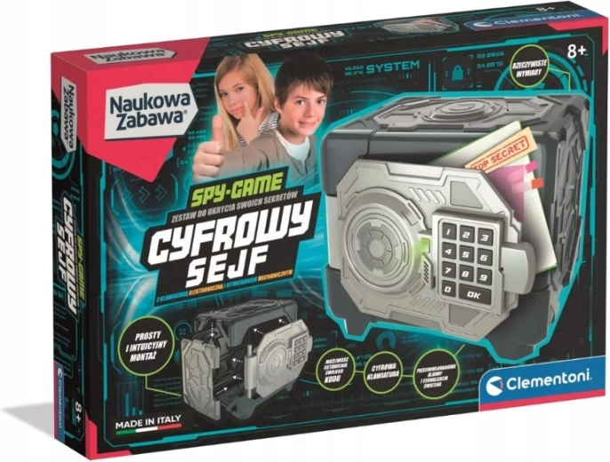 Cyfrowy sejf Spy-Game Clementoni