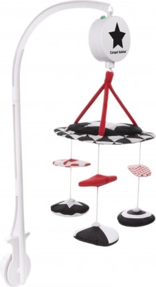 Canpol babies Kontrastowa pluszowa karuzela z melodiami SENSORY