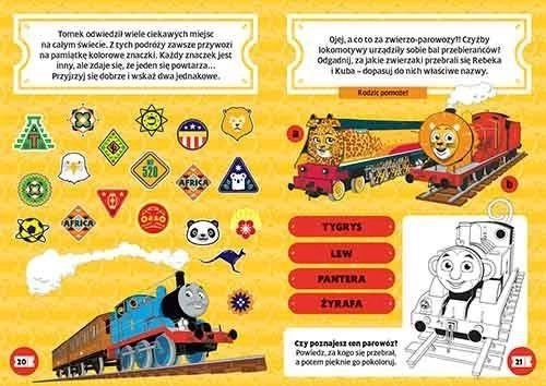 Książka Tom i przyjaciele. Gry i zadania z naklejkami