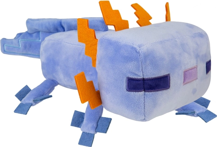 Pluszowy aksolotl Minecraft niebieski 28 cm
