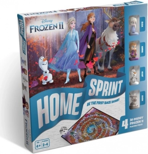 Domowy sprint Kraina Lodu 2 – rodzinna gra planszowa