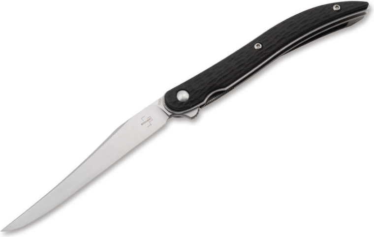 Nóż składany BÖKER Plus Urban Texas Toothpick, 8,4 cm, G10, czarny, z klipsem