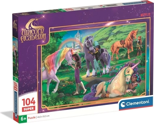 Puzzle Clementoni 104 elementy Unicorn Academy