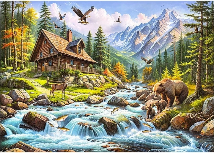 Cherry Pazzi puzzle Żywa dolina 1000 elementów