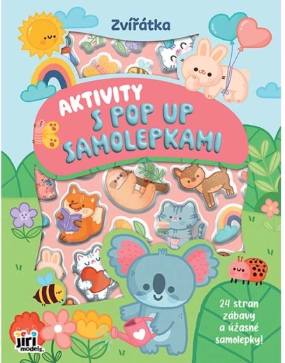 Aktywności z naklejkami pop-up: urocze zwierzątka