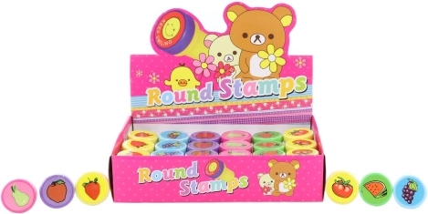 Stemple z motywem owoców, zestaw 24 szt.