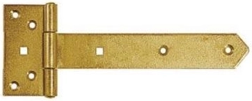 Zawias bramkowy 500 × 65 × 110 × 40 × 4 mm, stal żółto ocynkowana