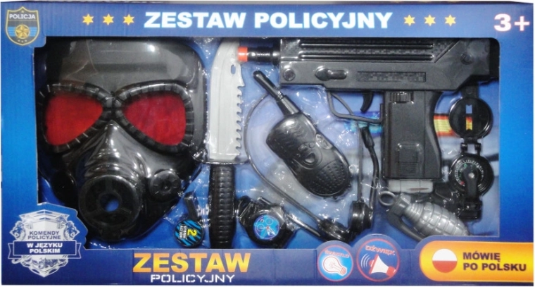 Zestaw policyjny z polskim modułem głosowym