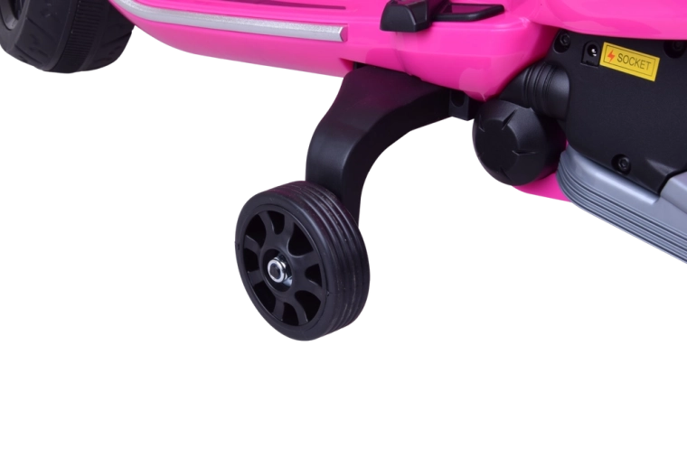 Stabilna jazda dzięki kółkom pomocniczym