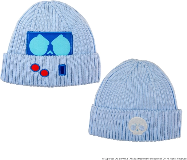 Ciepły prążkowany splot i podwijany brzeg