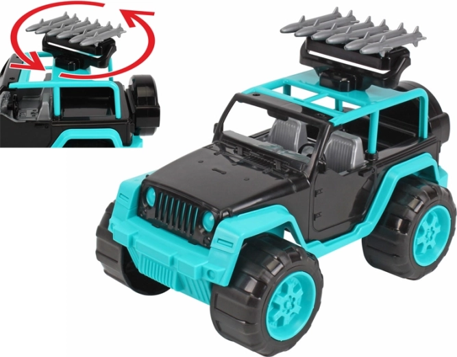 Samochód terenowy SUV 28 cm z obrotowymi rakietami