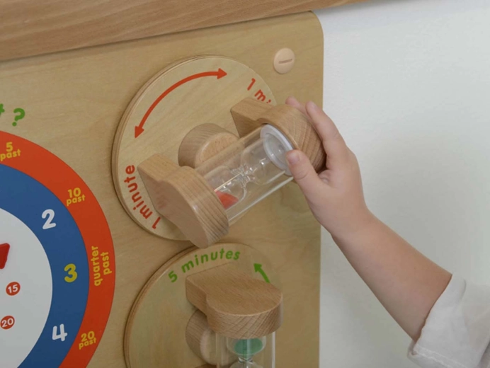 Klepsydry 1 i 5 minut do odczuwania upływu