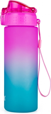 Butelka na wodę OXY 600 ml Ombre Niebiesko-Różowa