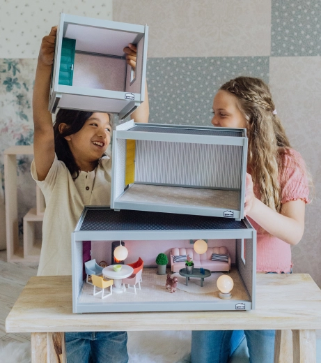 Łatwe do łączenia z domkami i wyposażeniem Lundby
